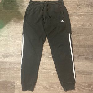 Army Green Adidas Sweatpants (XS)